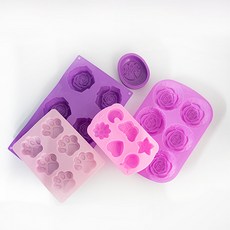 지안네이처 비누/석고방향제몰드 모음3, 랜덤