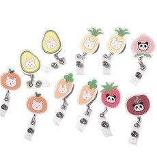 리빙준 동물친구들 릴홀더, 혼합색상 x 1세트, 혼합색상x1세트