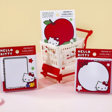 문구보따리 짱구 헬로키티 산리오 도라에몽 점착 메모 떡메모, 헬로키티3개