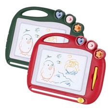 컬러파스텔보드판 6002 유아 키즈 어린이 컬러 마그네틱 드로잉보드 자석보드 그림판 그림그리기, 1개