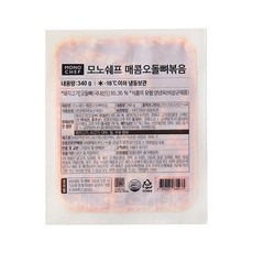 모노쉐프 매콤오돌뼈볶음 340g 냉동