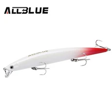 ALLBLUE-스프린트 145S 싱킹 미노우 롱캐스트 저크 베이트 루어 145mm 22G 해안 바닷물 농어 인공 미끼, 사베지 기어 바다 농어 미노우 리얼리스틱 소금물 낚시