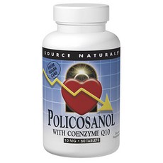 SOURCE NATURALS 甘蔗原素&輔酶Q10補充錠, 60顆, 1罐