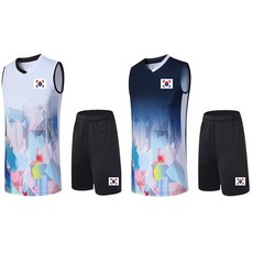 컬러풀 나시유니폼 배드민턴유니폼 런닝복 트레이닝복상하세트 R764