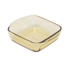 VISIONS 1.6 L CP-8836 비전 접시 플레이트 베이킹 디쉬 스퀘어 내열 유리 전자