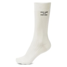 엘리자베타프랑키 로고 자수 골지 양말