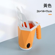 一體式貓砂鏟套裝, 黃色, 1個