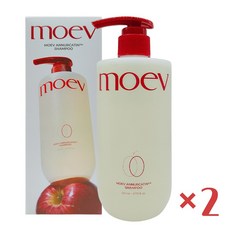 모에브 아누카틴 샴푸 대용량 펌프형 / moev 탈모케어 미산성샴푸, 2개, 525ml