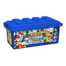 옥스포드 스마트 창의력 블록 3개월 유아 장난감 보관통 포함 CQ2661 소근육발달 놀이, 1개, SMART창의력블록 대형  CQ2661