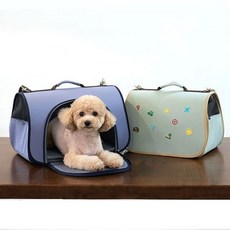 애견 슬링백 산책 돔 카시트 야외활동 나들이 반려견 S 28338EA 1(pc), 블루S