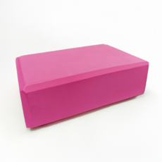 요가블럭 필라테스블럭 요가도구 필라테스 스트레칭 홈트 EVA, 로즈 핑크, 1개