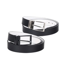 미즈노리버시블 양면 벨트, (실버_유광), 1개