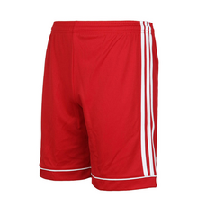 아디다스 주니어 레드 클래식 스트라이프 축구 유니폼 반바지 쇼트