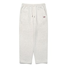 매장정품 리 LEE 트위치 로고 스웻 팬츠 오트밀 LE2503PT21OT 652991