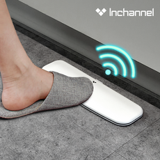 인채널 듀얼레버 무선 풋터치 발판 주방 싱크대 절수페달 INC-DR200 모든수전호환, 1개