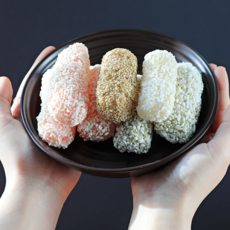 수제한과 찹쌀 전통유과 한과 대용량 박스 명절 선물세트, 2kg, 1박스