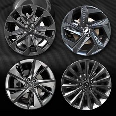 [비브랜드] 피그파인더 17인치 휠마스크 포인트 스티커 흠집 기스보호 방지 커버 튜닝 몰딩 용품 트레일블레이저 호환, S타입