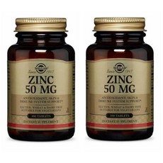 솔가 아연 50mg 타블렛, 100정, 2개