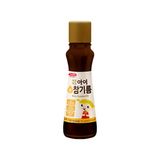 처음먹는 순 아이 국산 참기름, 참깨맛, 5개, 75ml