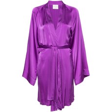 포르테포르테 V넥 새틴 코트