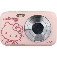 YASHICA 야시카 헬로키티 디지털 카메라 2컬러 YAS-DZ10HK-PN DZ-100, 핑크
