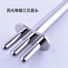 마그네틱 마사지기 미용 안마봉 도구 마사지스틱 자석괄사 자기 지압봉 괄사마사지, 3 갈래 직선 헤드 (단일자석)