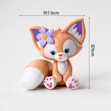 플라워노즈 스위티베어 케이크 향수, 천사의 대지 대형 PVC 피규어살색