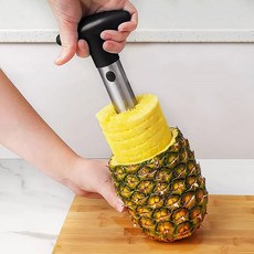 블루베리키친 파인애플 커터기, 1개, 블랙+실버