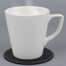 캣냥냥 PU 원형 티코스터 컵받침용품, 블루