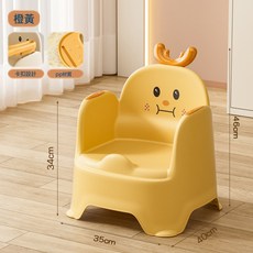 DFMEI 寶寶吃飯餐桌椅凳子嬰幼兒童成長椅子家用塑料防滑幼兒園靠背小凳, 如圖