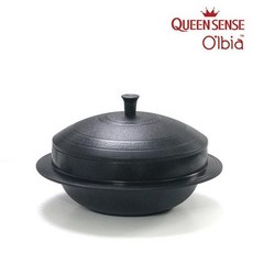 퀸센스 세라믹코팅 가마솥냄비 20CM 주물 냄비 오븐 팬 스테인리스 조리기구 요리 도구, 본상품