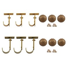 천장고정 지지대 브라켓 높이조절 커튼봉 커텐걸이, 1개