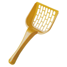 CAT'S BEST 凱優 貓砂專用鏟, 金色, 1個