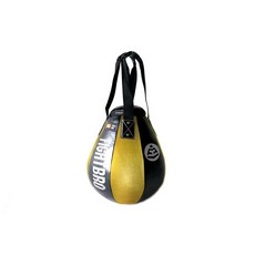 FIGHTBRO 梨形拳擊沙袋 拳擊散打訓練專用, 金屬鍍金色(含填充) 54X38CM