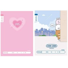 마스온 한글떼기 글씨쓰기 쓰기노트 5칸, 여아랜덤1개