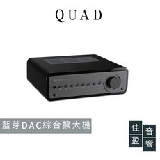 Quad Vena2 play 藍芽 USB DAC 綜合擴大機 耳擴 DD 轉換器 公司貨 佳盈音響, 黑色鋼, 1個