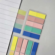 인덱스 필름 사각 색상랜덤 라벨 스티키 스티커 마커 파일 문구