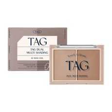 TAG 雙色修容陰影盤 9.4g #01 Soft Warm, 1個, 黃調暖棕