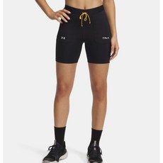 [매장정품] 언더아머 1389614 001 UA 트레일 런 피티드 슬림핏 러닝용 레깅스 숏 타이즈 반바지레깅스