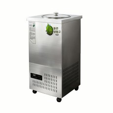 업소용 식당 냉면육수냉장고 주방 슬러시 막걸리 살얼음기계 쌍통 사각 주스 원형, 단일 통