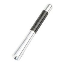 [주주파츠몰] 차량용 미니 카본 안테나 익스테리어 튜닝 교체형 용품 모음 호환 용품, 은색12cm