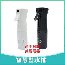 台中日韓美髮 智慧型環保水槍噴瓶 荷蘭氣壓水槍 PET材質 150ml, 1個, 黑, 黑