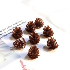 PVC DIY 가지에 걸린 미니 솔방울 2cm (500개 묶음), 500개X1봉
