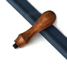 교체용 봉투 스탬프 헤드 삼각형 원형 사각형 하트 1개, Wooden Handle