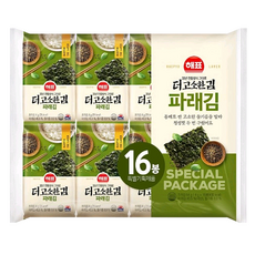 해표 더고소한 파래김 4g x 16봉, 64g, 2개