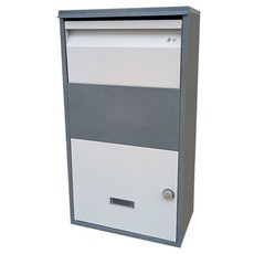 무인 반납함 책 야외 반납기 학교 택배함 스탠드 철제 물품보관, 그레이 중형 96x41x22 키 잠금