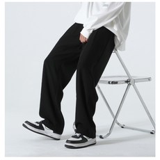 韓版男士直筒西裝褲 垂墜抗皺休閒長褲 透氣涼感西褲 多色 M-4XL