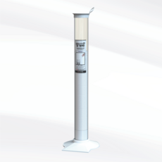 일체형 당겨바 종이컵 수거함 클리어, 1개, 기타