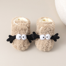 엘림베베 걸음마신발 보행기화 겨울 보온 미끄럼방지 6개월 찍찍이 인형슈즈