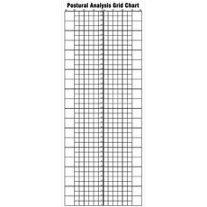 체형스크린 측정 격자 필라테스 자세 진단 헬스장 요가 벽지 차트